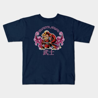 samurai warrior with a unique and badass katana Kids T-Shirt